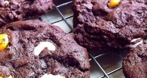 Chocolate Candy-Brownie Cookies