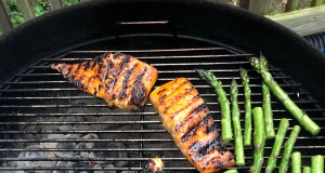 Maple-Rum Glazed Salmon