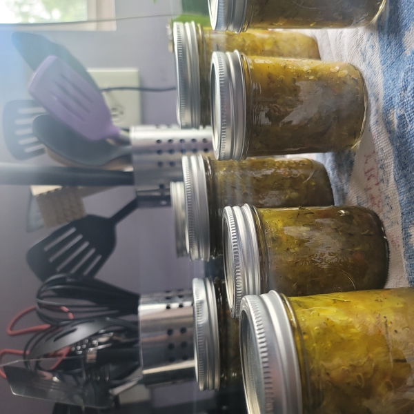 Sweet Zucchini Relish