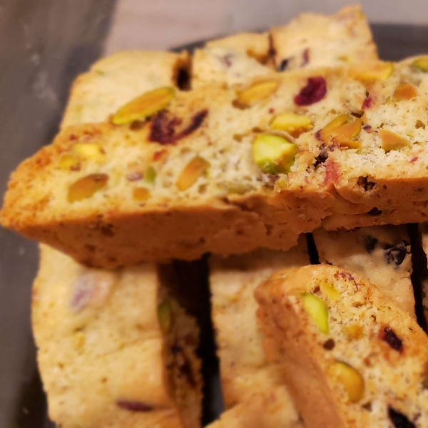 Cranberry Pistachio Biscotti