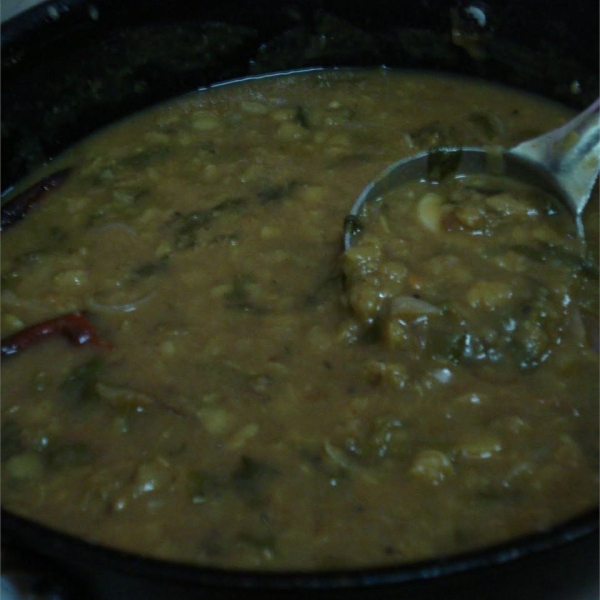 Aaku Pappu (Dal with Greens)