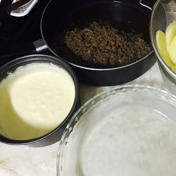 Shearers' Mince and Potato Hot Pot