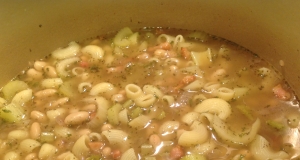 Italian White Bean and Pancetta Soup