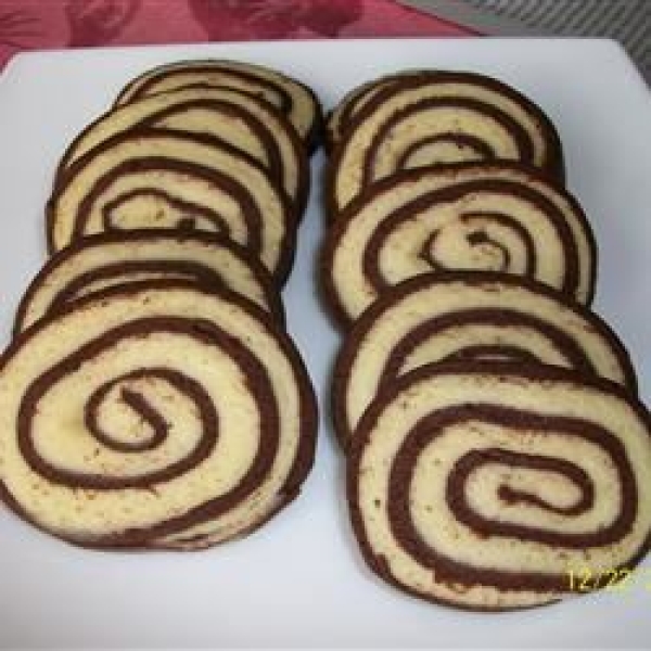 Chocolate Pinwheel Cookies