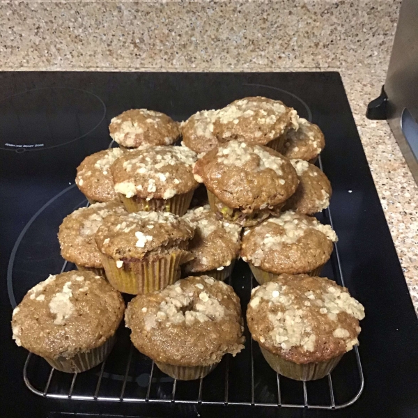 Pumpkin Muffins with Streusel Topping