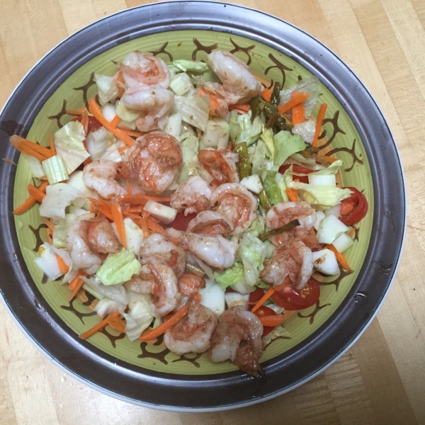 Warm Shrimp Salad