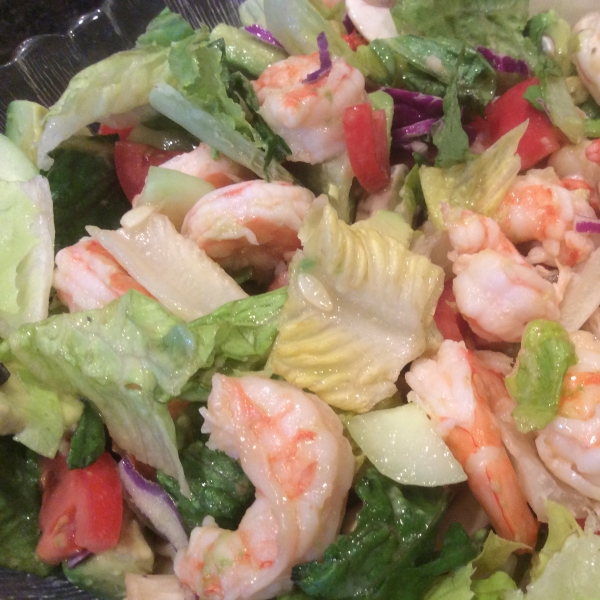 Warm Shrimp Salad