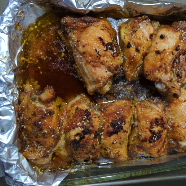 Sesame Chicken Thighs