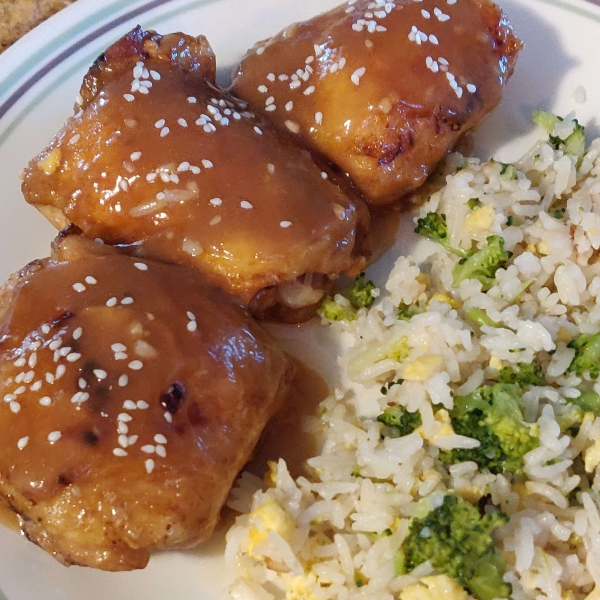 Sesame Chicken Thighs