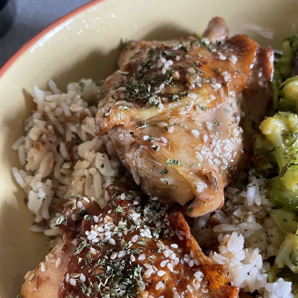 Sesame Chicken Thighs