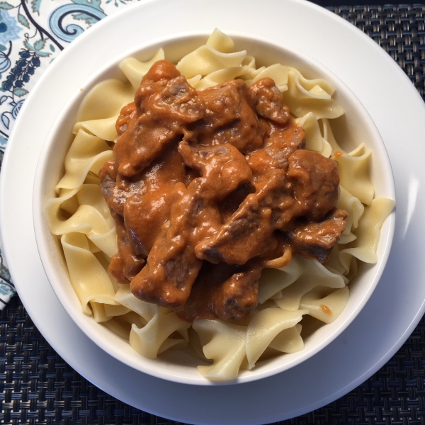 Russian Beef Stroganoff