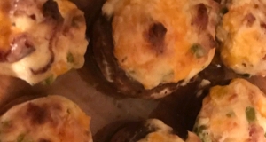 Hot and Spicy Stuffed Mushrooms