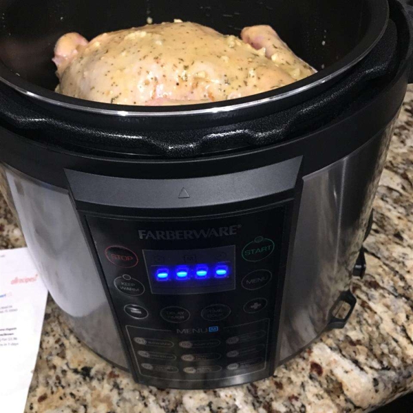 Olive Oil Pressure-Cooked Whole Roasted Chicken