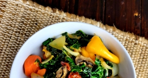 Kale and Mushroom Stir-Fry