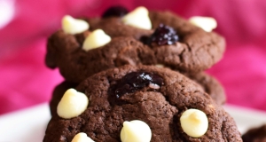 Double Chocolate-Cherry Cookies