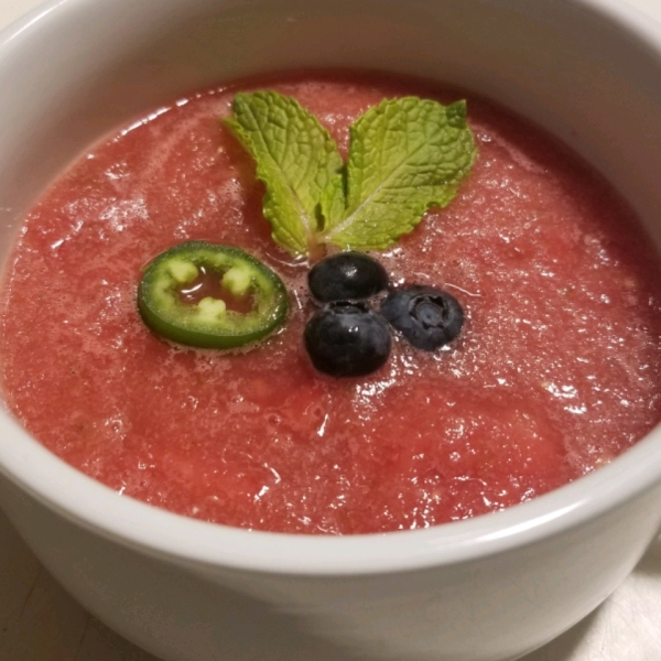 Fresh Watermelon Gazpacho