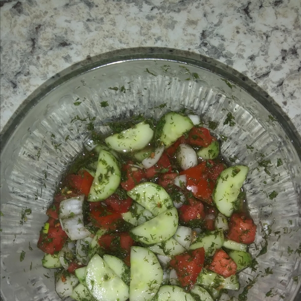 Easy Cucumber Salad