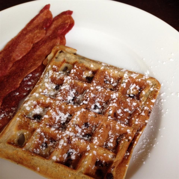 Kate's Light n' Fluffy Buttermilk and Chocolate Chip Waffles