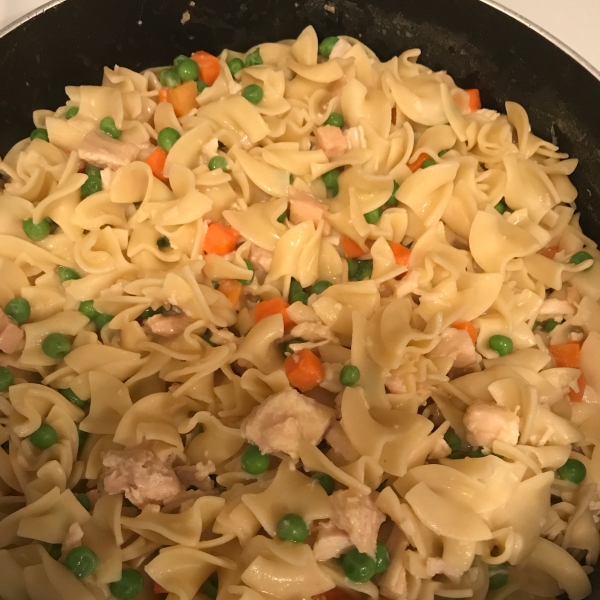 One Dish Chicken Noodles