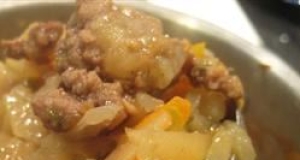 Abalos-Style Hamburger Soup (Picadillo Filipino)