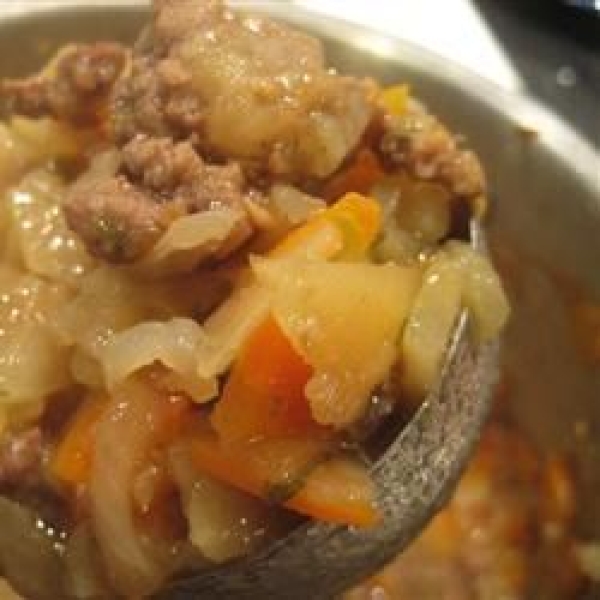 Abalos-Style Hamburger Soup (Picadillo Filipino)