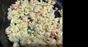 Scrambled Eggs and Shrimp