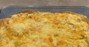 Creamy Chicken Tortilla Bake