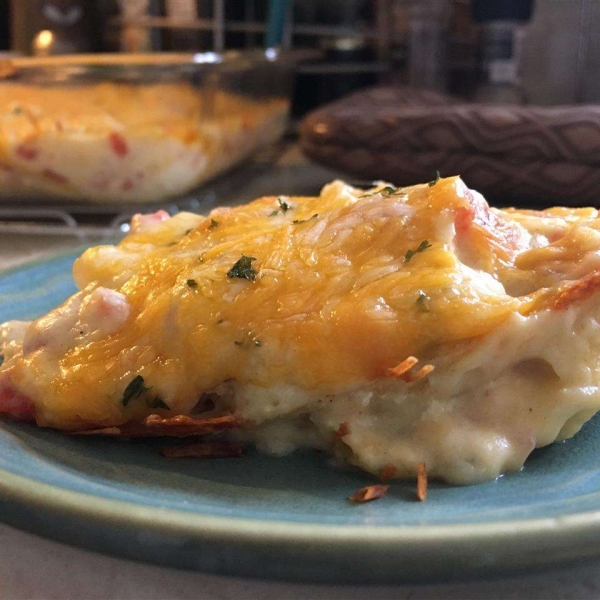 Creamy Chicken Tortilla Bake