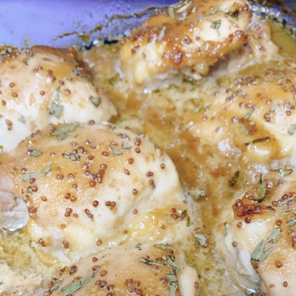 Honey Mustard Chicken Thighs