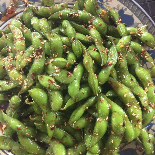Szechuan Edamame (Soy Beans)