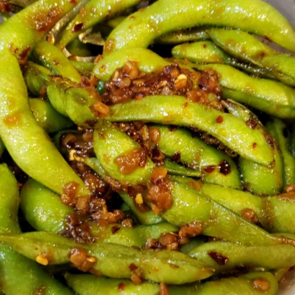 Szechuan Edamame (Soy Beans)