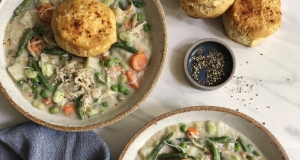 Biscuit-Topped Chicken Pot Pie Soup