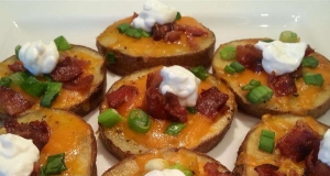 Cheese and Bacon Potato Rounds