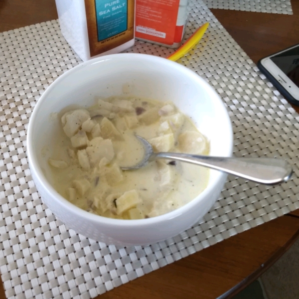 Smoky Cod and Parsnip Chowder