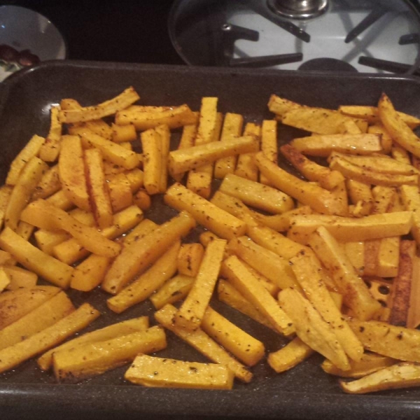 Healthier Butternut Squash Fries