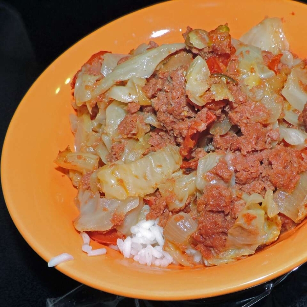 Filipino Corned Beef and Cabbage