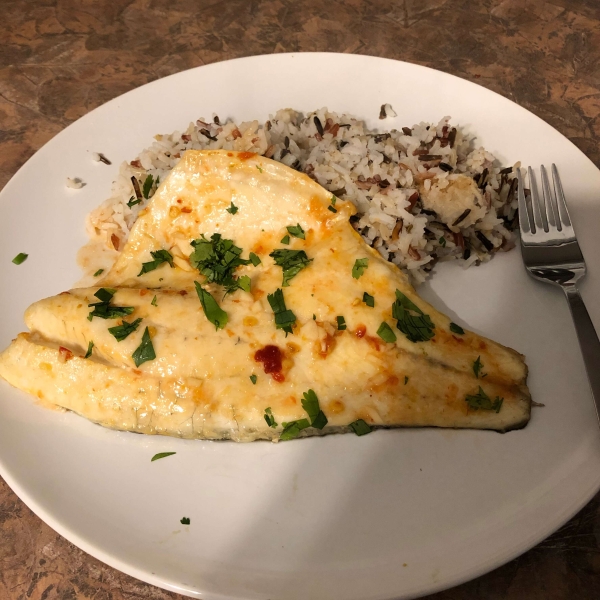 Grilled Sea Bass with Chili-Lime Dressing