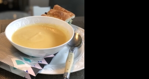 Parsnip and Japanese Sweet Potato Soup