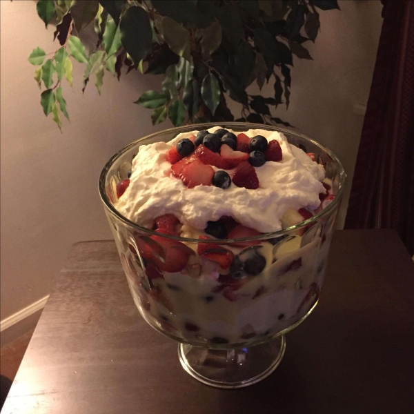 Red, White, and Blue Trifle