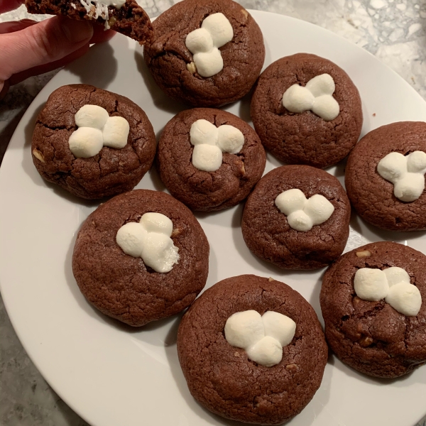 Chocolate Rocky Road Cookies