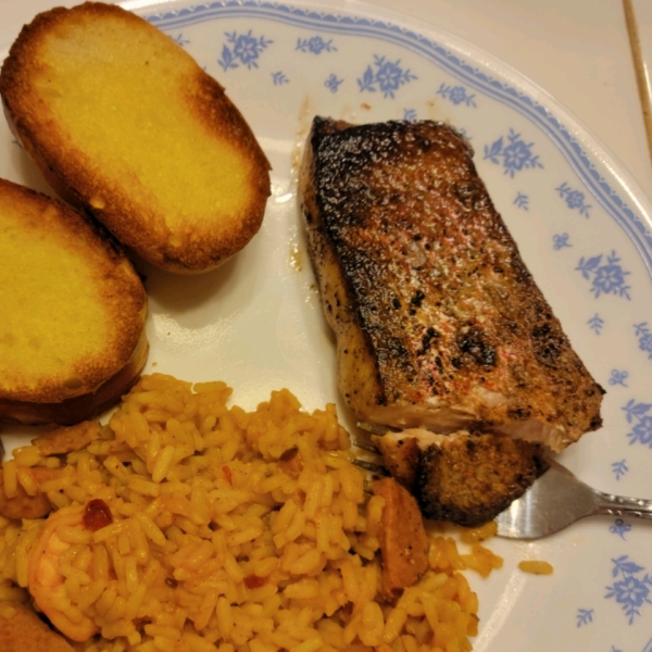 Cajun Style Blackened Snapper