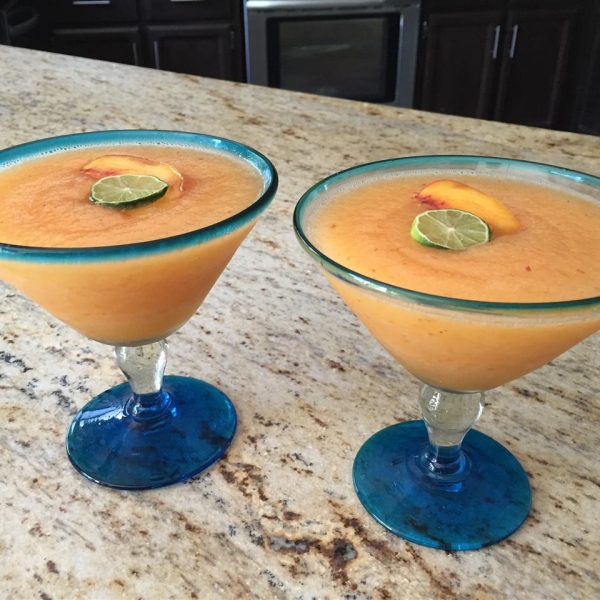 Dane's Frozen Peach Margaritas