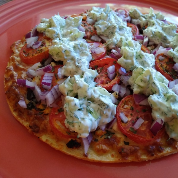 Greek Veggie Pizza