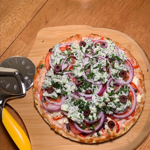 Greek Veggie Pizza