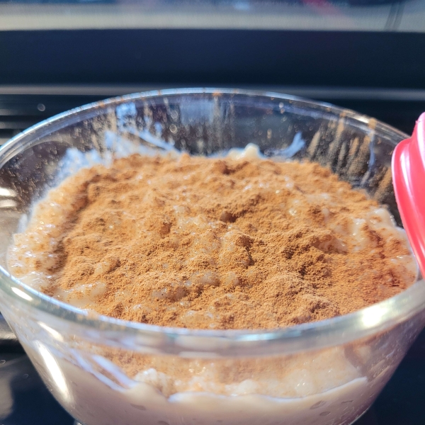 Brown Sugar and Cinnamon Rice Pudding