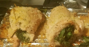 Chicken Spinach Roulade