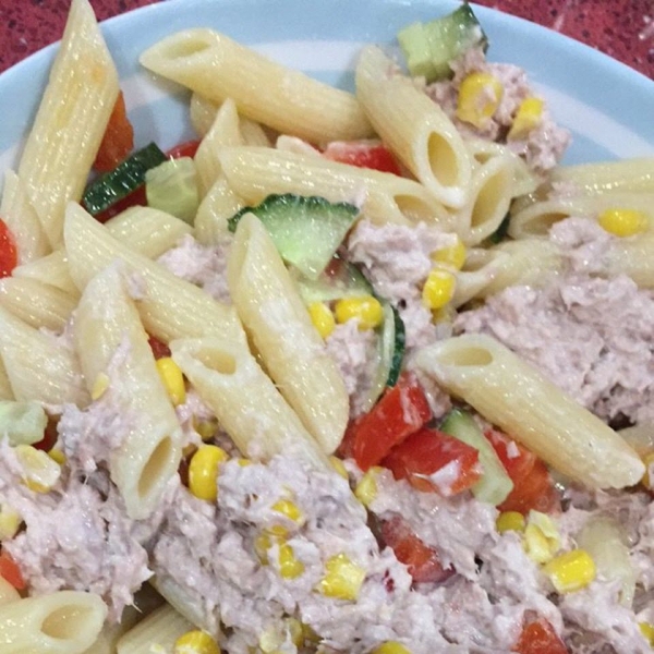 Tuna Pasta Salad with Egg