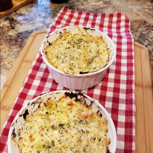 Individual Cacio e Pepe Lasagnas