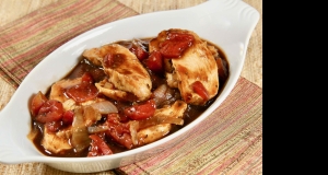 Grilled Chicken Breasts with Balsamic Sauce
