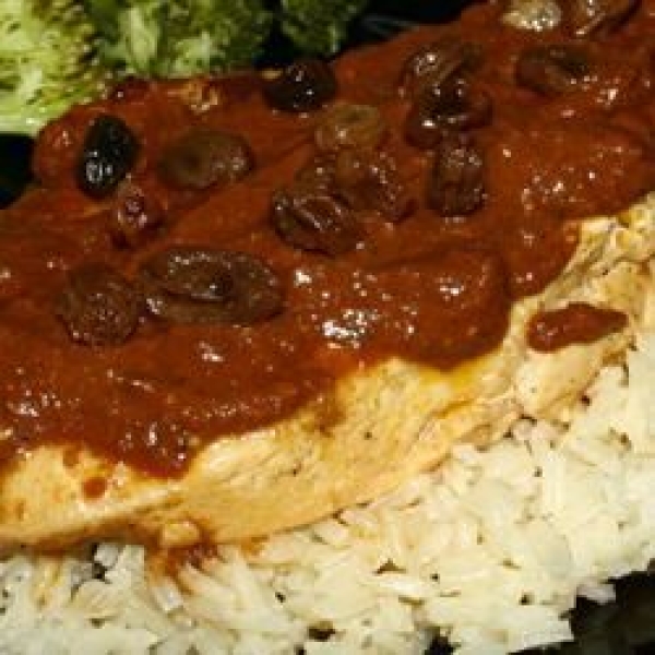 Chicken Mole with Four Chiles